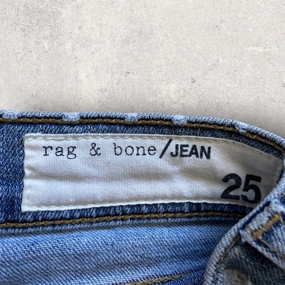 Rag & Bone Distressed Denim Jeans Women Size 25 - Picture 9 of 10